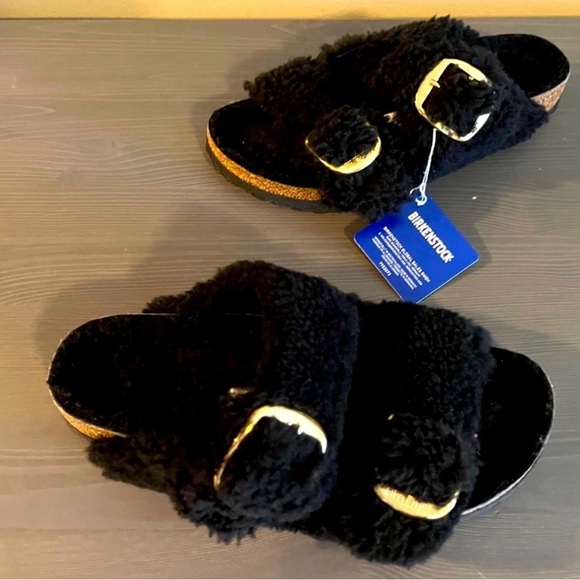 Birkenstock Shoes - NEW Birkenstock Arizona big gold buckle Sz 36 EU/ 6.5 U.S.